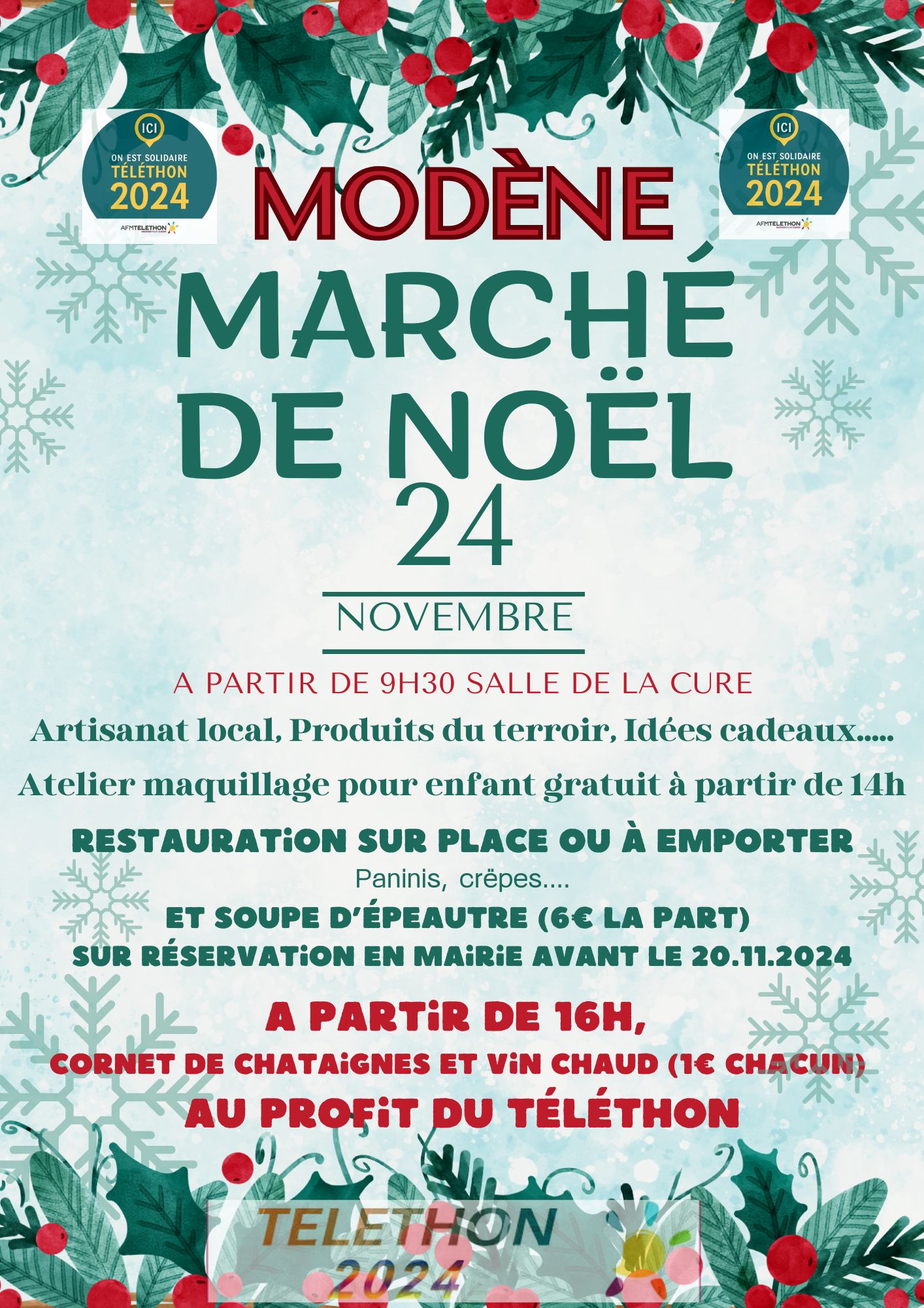 affiche marché 